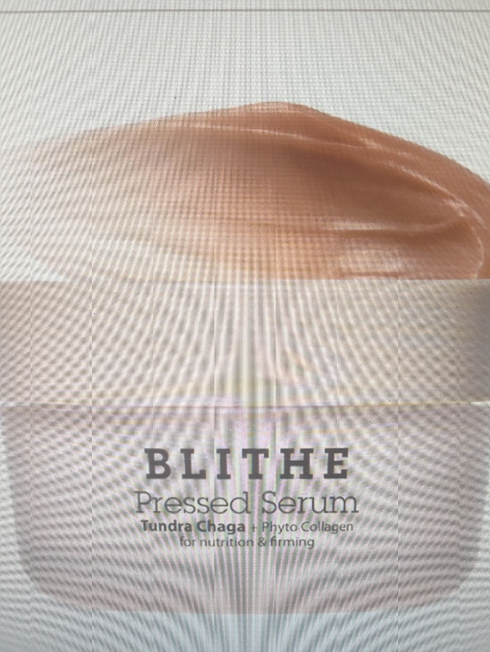 BLITHE Pressed Serum Tundra Chaga +Photo Collagen for Nutrition & Firming , BNIB